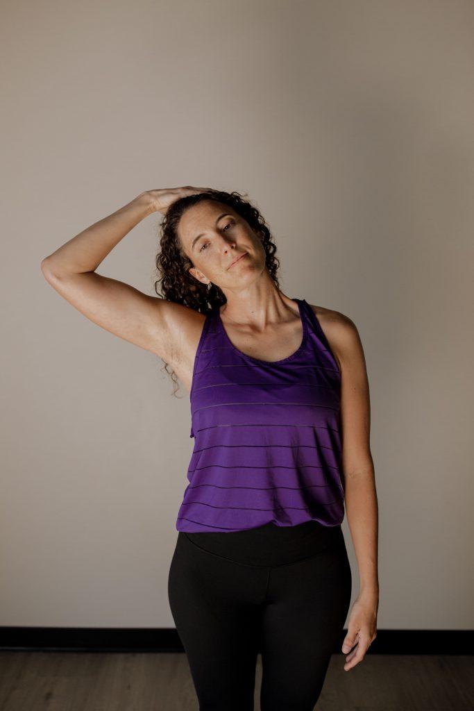 Yoga poses to relieve neck and shoulder tension.