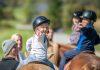 Horseback riding near Fargo.