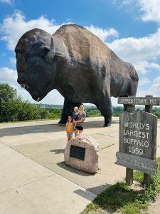 Jamestown World's Largest Buffalo Monument