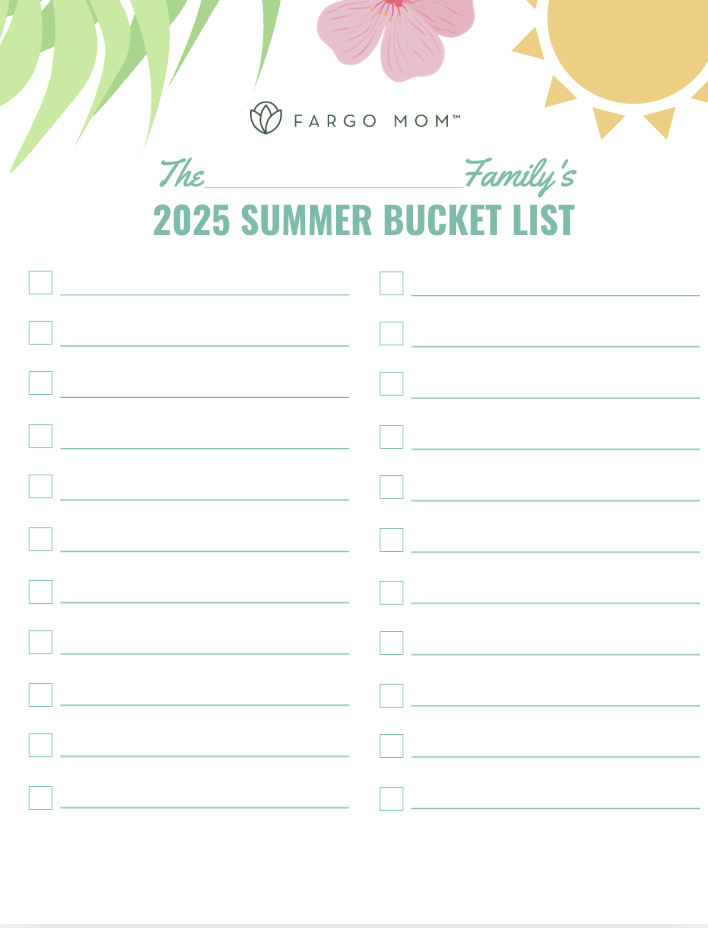 Fargo summer bucket list