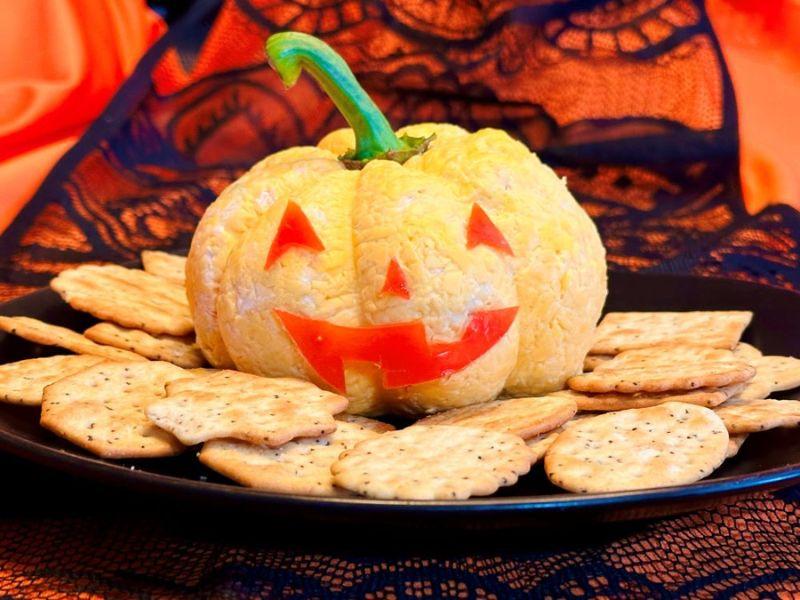 Halloween-themed dinner and movie