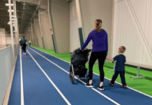 indoor tracks fargo for strollers