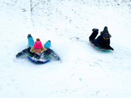 sledding Fargo