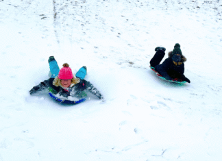 sledding Fargo
