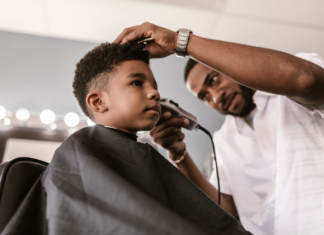 kids haircut fargo