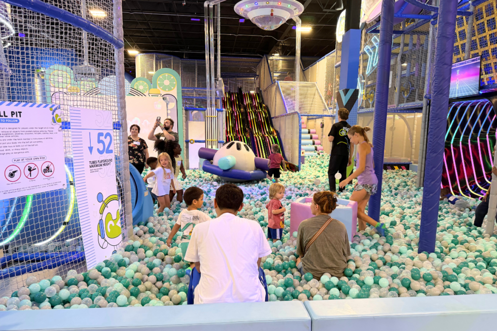 NRG Adventure Park Fargo toddler ball pit