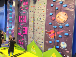 NRG Adventure Park Fargo rock climbing