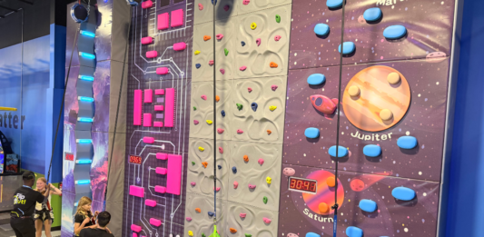 NRG Adventure Park Fargo rock climbing