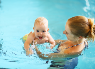 Baby & Toddler Classes (with a Parent) in Fargo-Moorhead mom and baby swim class