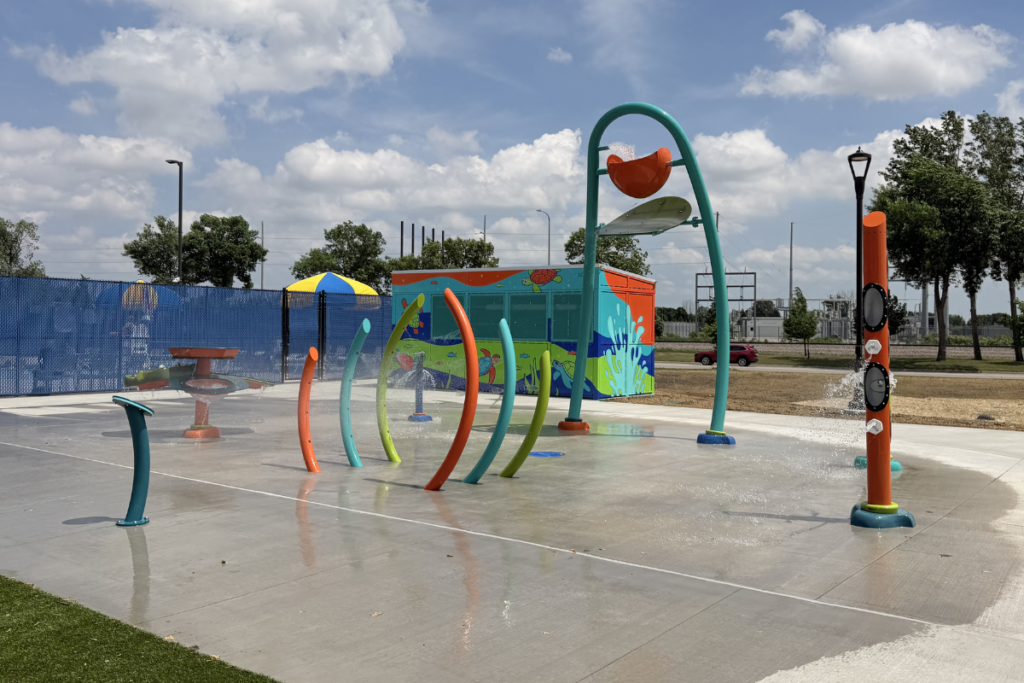 splash pads in Fargo