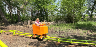 bicycle powered roller coaster