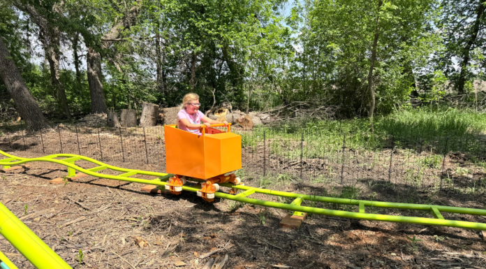bicycle powered roller coaster