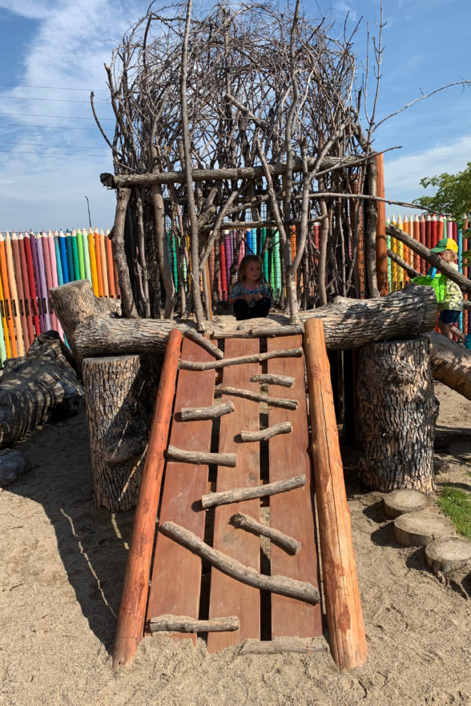 the red river zoo playground